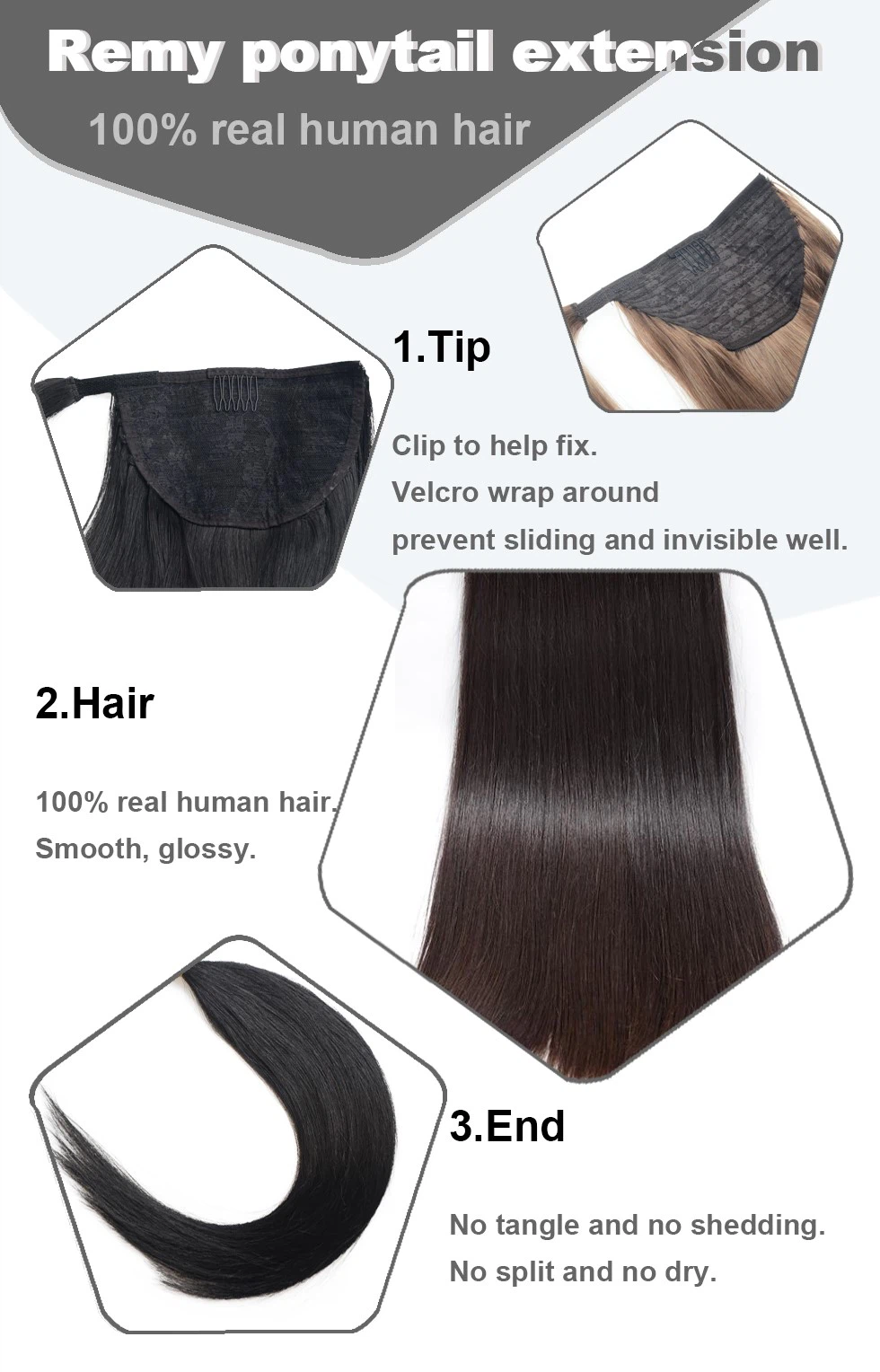 Ponytail hair extension Ponytail hair extension